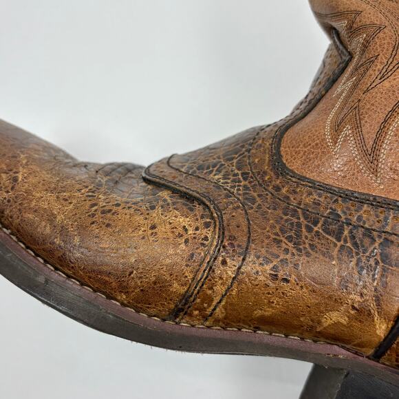 Ariat Heritage Roughstock Boots Mens 10.5 Square Toe Western Cowboy Brwn Leather main image 7
